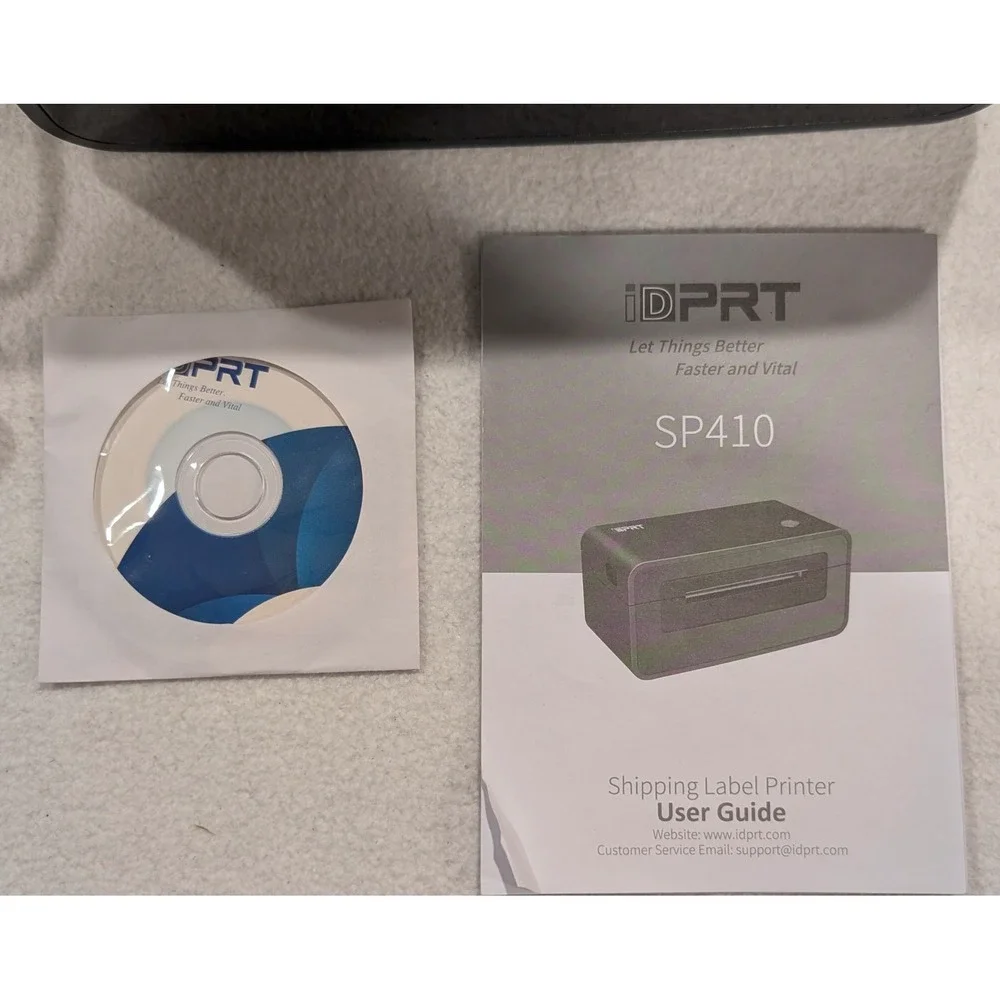 iDPRT SP410 Thermal Label Printer Shipping USB w/ Cords EUC